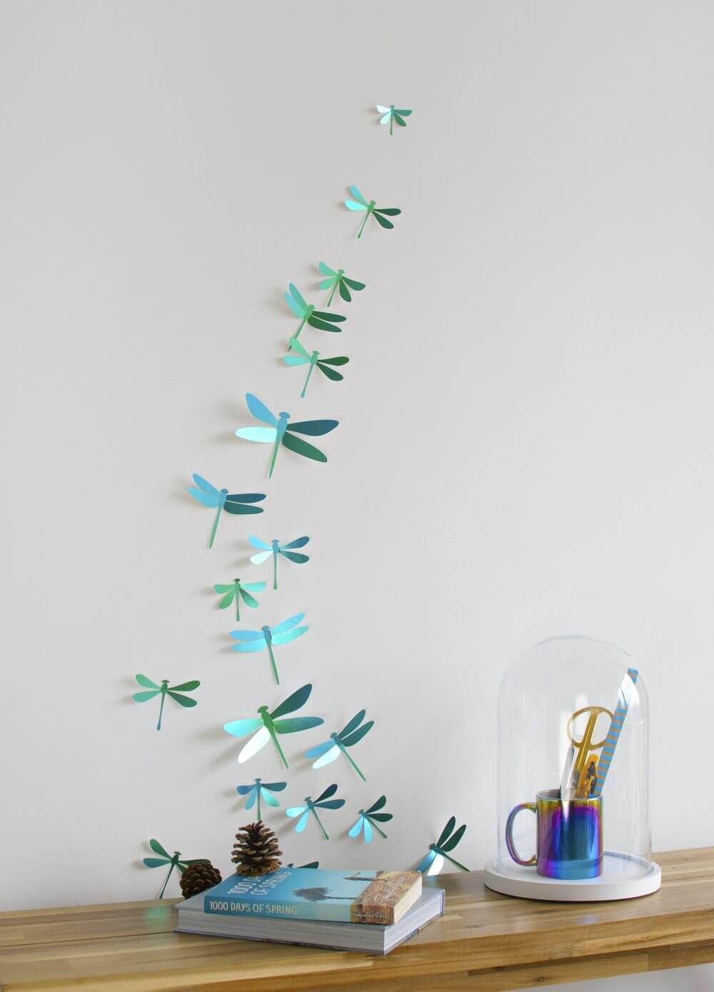 Paper Dragonfly - Kit insecte en carton Assembli